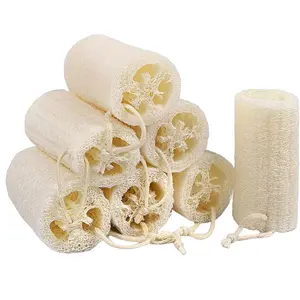 7 Pack Natural Loofah Body Scrubber Sponge – 5 Inch Organic Luffa for Exfoliating & Smooth Skin Cleansing, Ideal for Men & Women, Spa & Shower Use – Gently Exfoliates Dead Skin, Unclogs Pores – Great for Daily Shower, Bath, or Travel