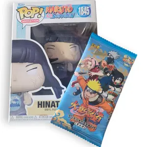 Naruto Bundle - Hinata + Naruto Tier 2 Wave 7 - Figure + CCG - Qty 1