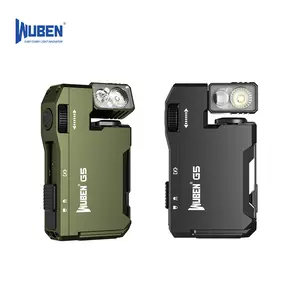 【New Year Sale】WUBEN G5 Pocket Flashlight – 400LM Brightness, RGB Light, 180° Head, USB-C Rechargeable, For EDC, Night Work, Camping, outdoorfun