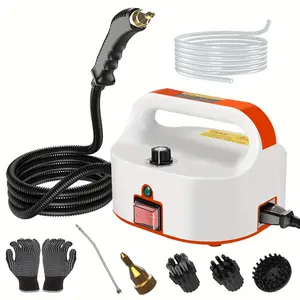 2500W Handheld Steam Cleaner, High-Temperature Pressurized Steam Cleaner, Grout Steam Cleaner, High Heat Steamer for Cleaning Couch, Floor Tile, Bathroom, Microwave, Mattress Bed Bugs, Windows, Household Items