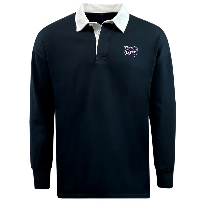 Valley Panthers Rugby Classic Long Sleeve Solid Rugby Jersey