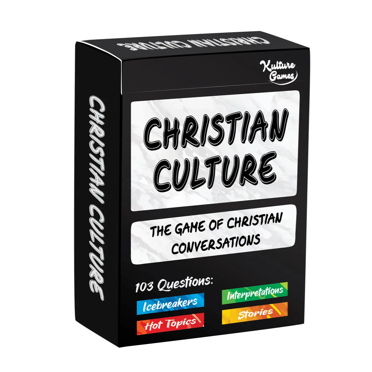 Christian Culture - The Game of Conversations - Fun & Thought Provoking Starters About God, Christianity & Life - Card Game for Bible Study or Youth Groups