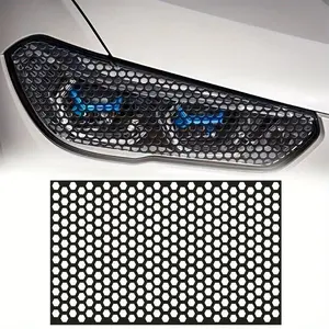 Car Rear Tail Light Lamp Stickers, Honeycomb Type Decal Black, Signal Light Sticker