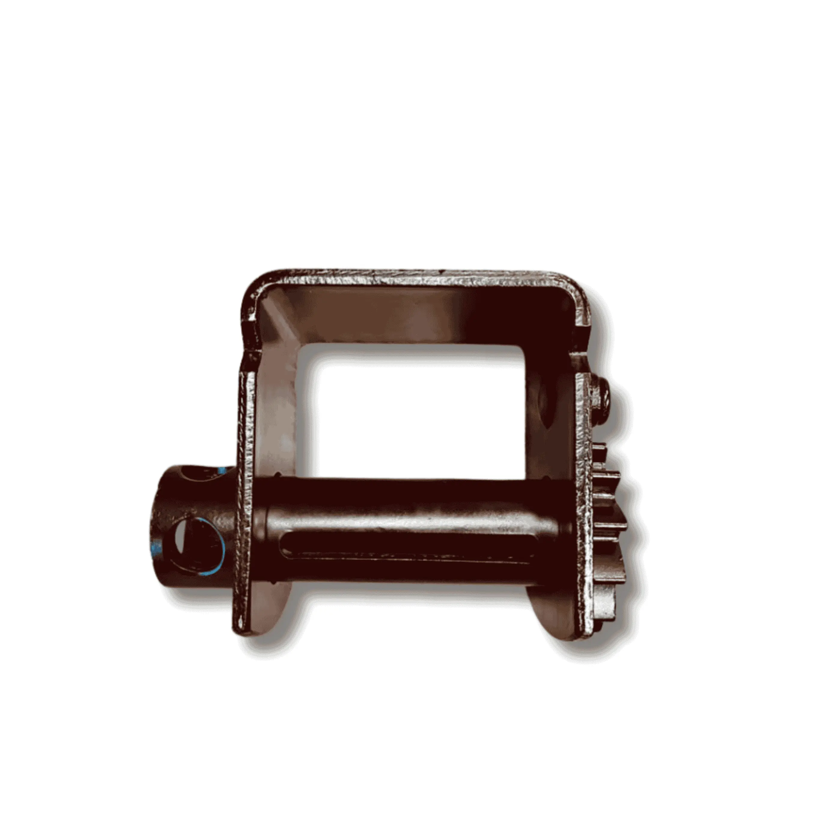 Sliding C-Track Trailer Winch, 5,500 lbs WL, Low-Profile Steel Construction, with Webbing, C-Track Winch