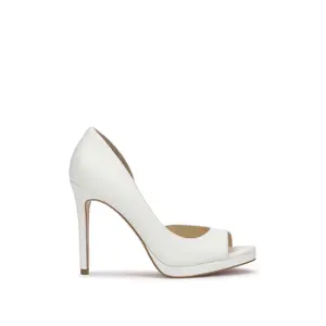 Kimli Peep Toe Pump in Bright White Kimli Peep Toe Pump in Bright White