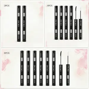 DYCKO 2-in-1 Lash Bond and Seal, 72H Strong Hold Waterproof Glue for DIY Lash Extensions, Individual Cluster Adhesive with 360° Bendable Brush, Vegan & Sensitive Friendly (5ml+5ml)