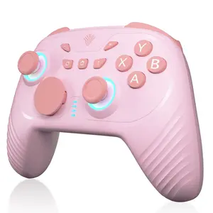 YUYIU Wind Chaser 2 Wireless Pro Controller - Anti-Stick Drift Hall Effect Joystick, Linear Triggers, 6-Axis Gyro, Dual Vibration, Macro Back Buttons, & Replaceable D-Pad for Switch, PC, Steam, Android | 1000Hz Polling, RGB, 1000mAh