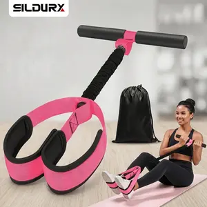 Upgraded Durable Pedal Resistance Band with Handle, Workout Bands, Home Workout, Sit Up Exercise Equipment for Abdomen, Waist, Arm, Core/ABS, Leg