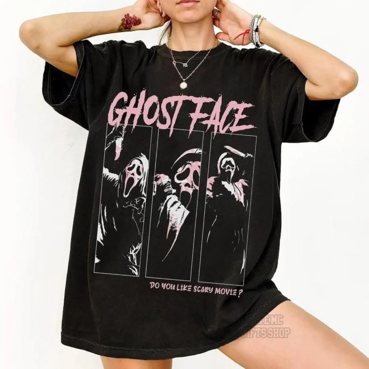 Ghostface Horror Movie Tee, No You Hang Up Halloween T-Shirt, Scary Movie Graphic Tee, Horror Scary Movie Tee, Horror Fan Gift Unisex