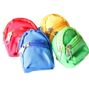 Mini 1:6 Scale Dollhouse Soldier Backpack Model (Fabric Material, Zippered & Openable) | Multi-Color | Dollhouse Decor & Miniature House Accessory | DIY Tiny Room/Display Corner Decor | Decorative Micro Ornament