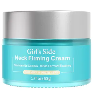 Neck Firming Cream with Niacinamide & Bifida Ferment - Hyaluronic Acid, Caffeine, Ceramide Moisturizer to Minimize Fine Lines, Tighten Neck & Chest Skin, 1.7 fl oz / 50 g