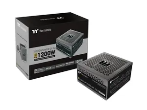 Thermaltake Toughpower GF A3 ATX 3.0 1200W 80+ Gold Full Modular SLI/Crossfile Ready Power Supply; PCIe Gen.5 600W 12VHPWR Connector Included; PS-TPD-1200FNFAGU-L