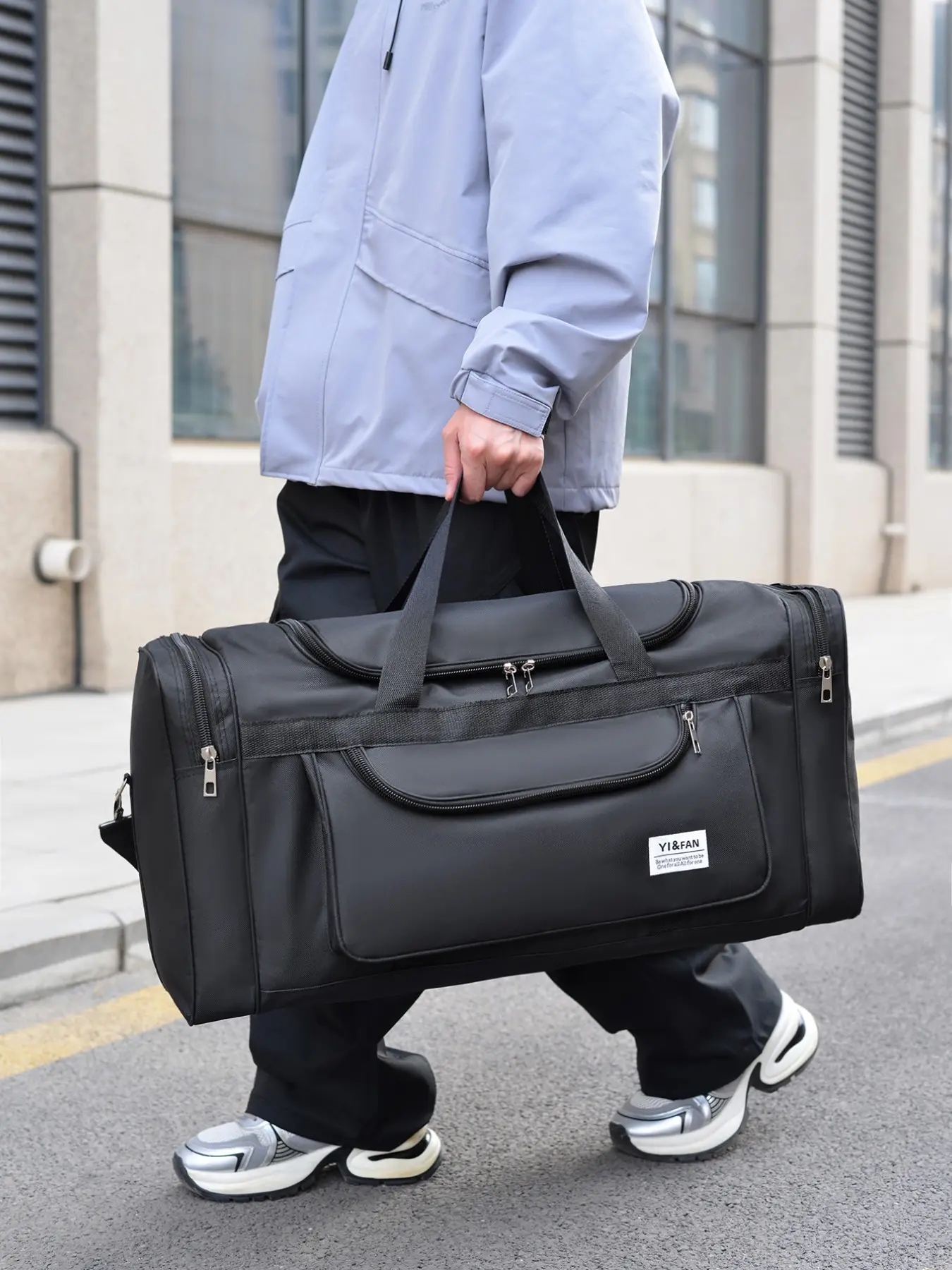 Foldable Travel Duffel Bag Ultra Large Capacity Sports Crossbody Luggage Bag, Durable Lightweight Design, Perfect for Daily Use & Trips, Travel Essentials Bag, Travel Duffle Bag