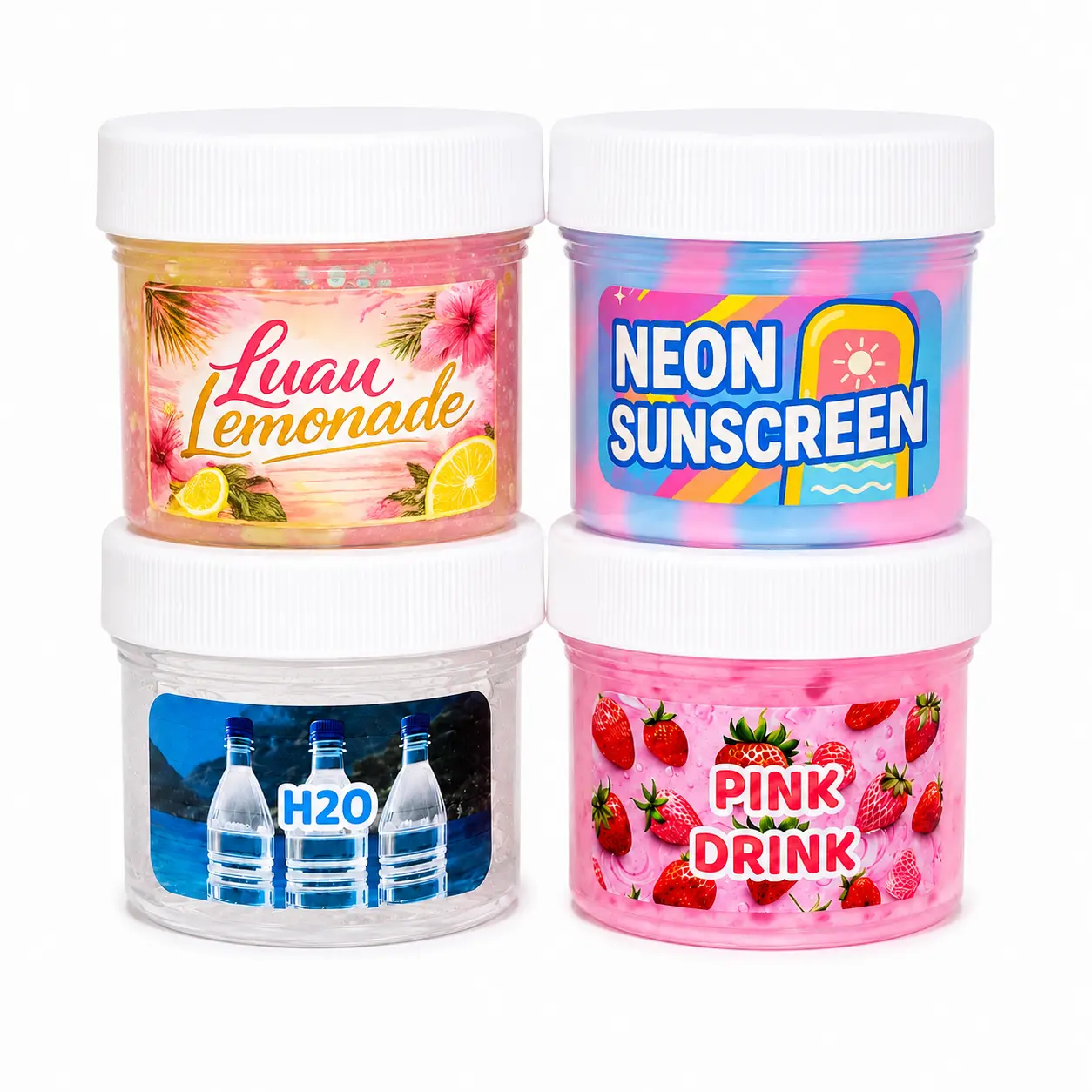 Pool Party Collection – Mini Slime 4 Pack