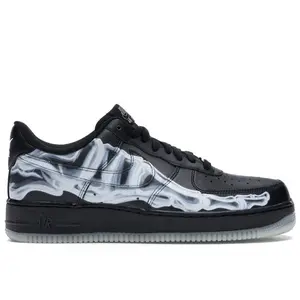 Nike Men's Air Force 1 Low Black Skeleton Halloween (2019), from StockX