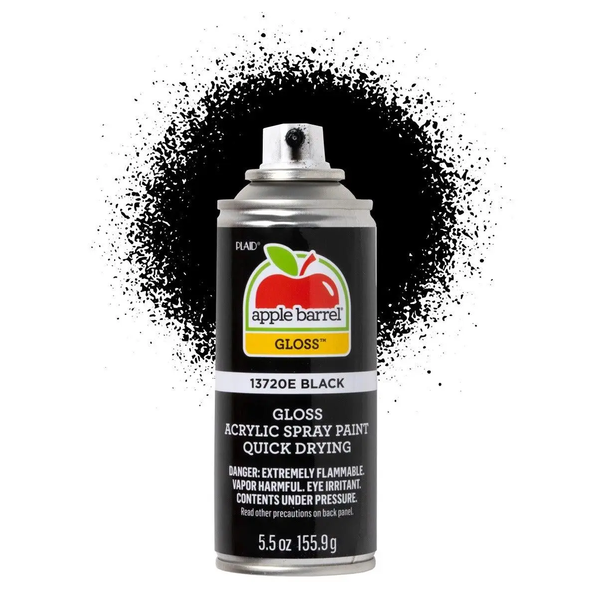 Apple Barrel Gloss Acrylic Spray Paint – Black