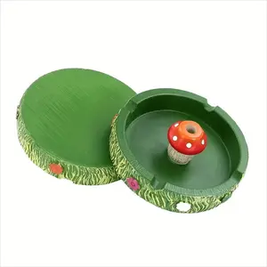 Mushroom Ashtray Ornament Resin Attractive Design Dual Function Home Decor Creative Gift Show off Your Taste