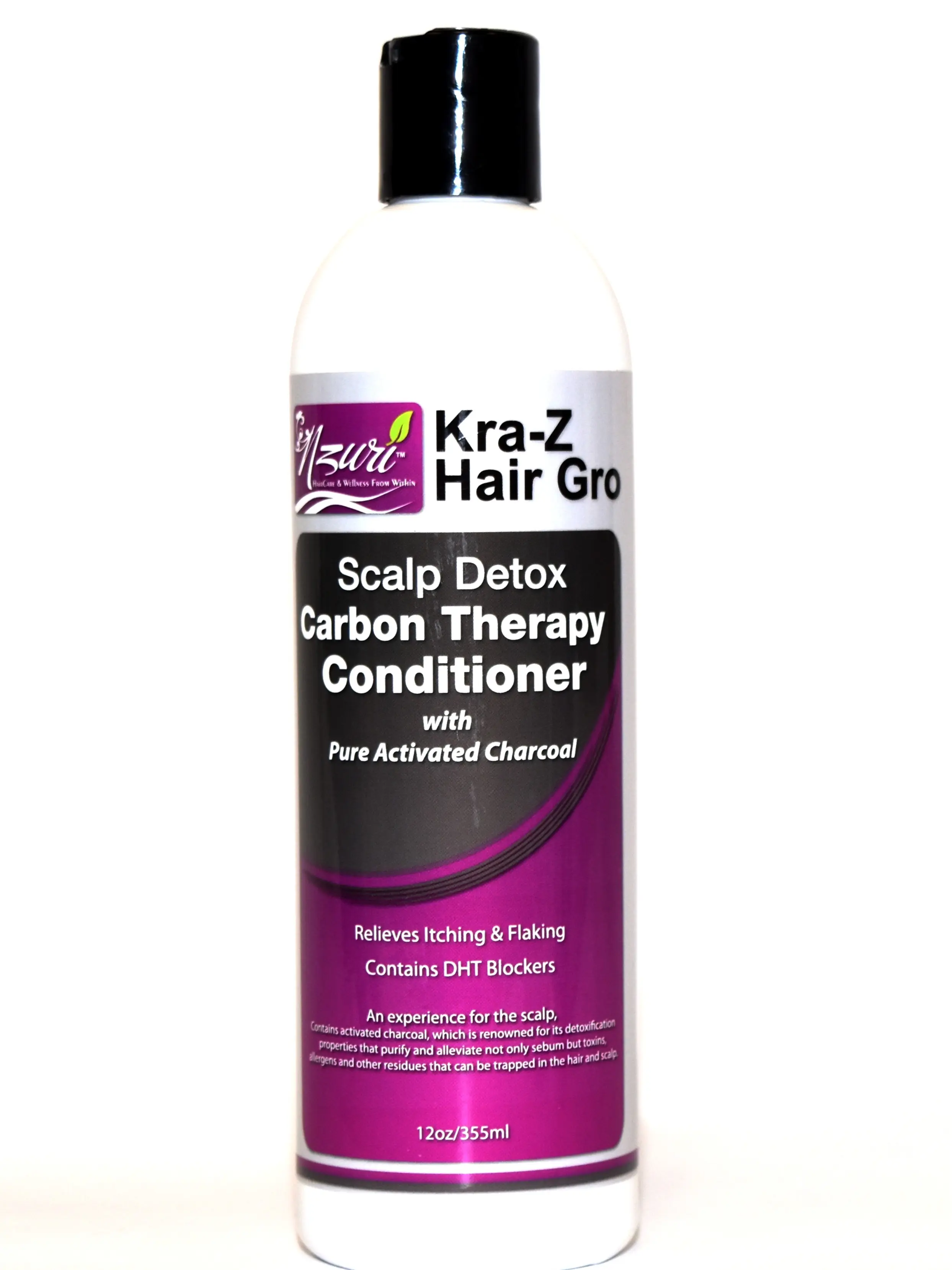Nzuri Kra - Z Hair  Scalp Detox Carbon Therapy Conditioner Seborheic Dermatits 12oz