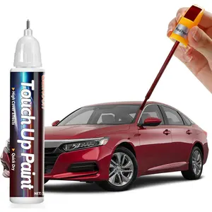 Red Pearl Touch Up Paint Pen for Cars, Car Paint Scratch Repair, Two-in-One Car Touch Up Paint Fill Paint Pen, Quick & Easy Solution to Repair Minor Automotive Scratches 0.8 fl oz