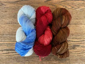 Dakota Dyed Yarn Superwash Merino Nylon Fingering 464yds Yarn