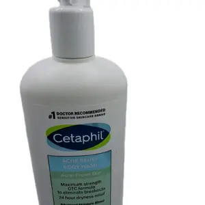 Cetaphil Acne Relief Body Wash - 2% Salicylic Acid for Acne Prone Skin with Maximum Strength, 24-Hour Washing Relief - Skincare