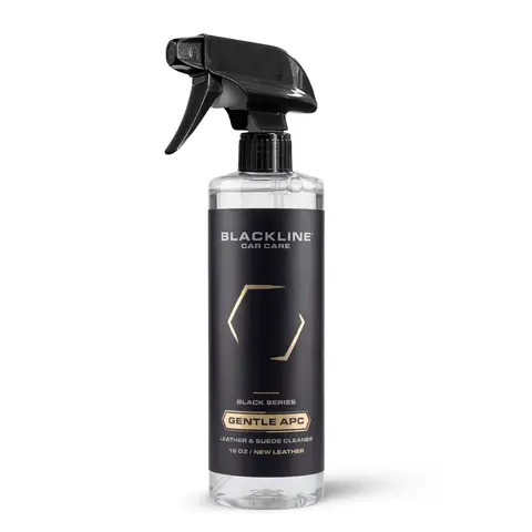 BLACKLINE Gentle APC Automotive Interior Cleaner Spray Bottle - 16oz Leather Car Seat Cleaner, Suede-Safe Car Upholstery Cleaner, Luxurious Scent for Delicate Surfaces, Easy Daily Maintenance Cleaning