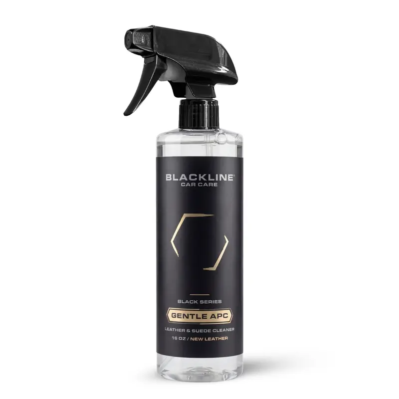 BLACKLINE Gentle APC Automotive Interior Cleaner Spray Bottle - 16oz Leather Car Seat Cleaner, Suede-Safe Car Upholstery Cleaner, Luxurious Scent for Delicate Surfaces, Easy Daily Maintenance Cleaning