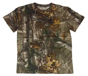 Mens Realtree Crossback Antlers Tee RT Xtra Camo Short Sleeve T-Shirt L Larg