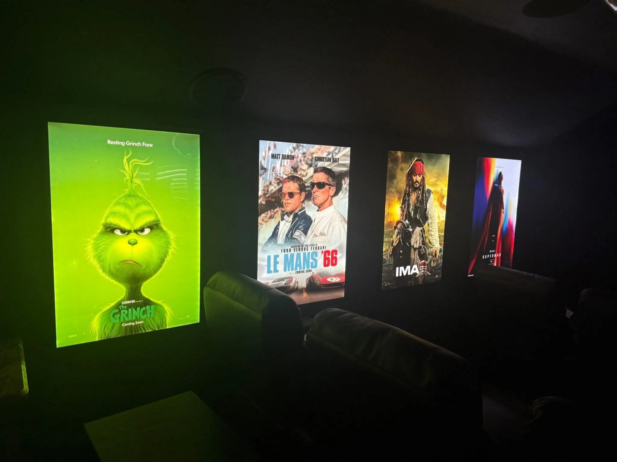 4-Pack 11x17 Glowbox LED Light Box Poster Frame