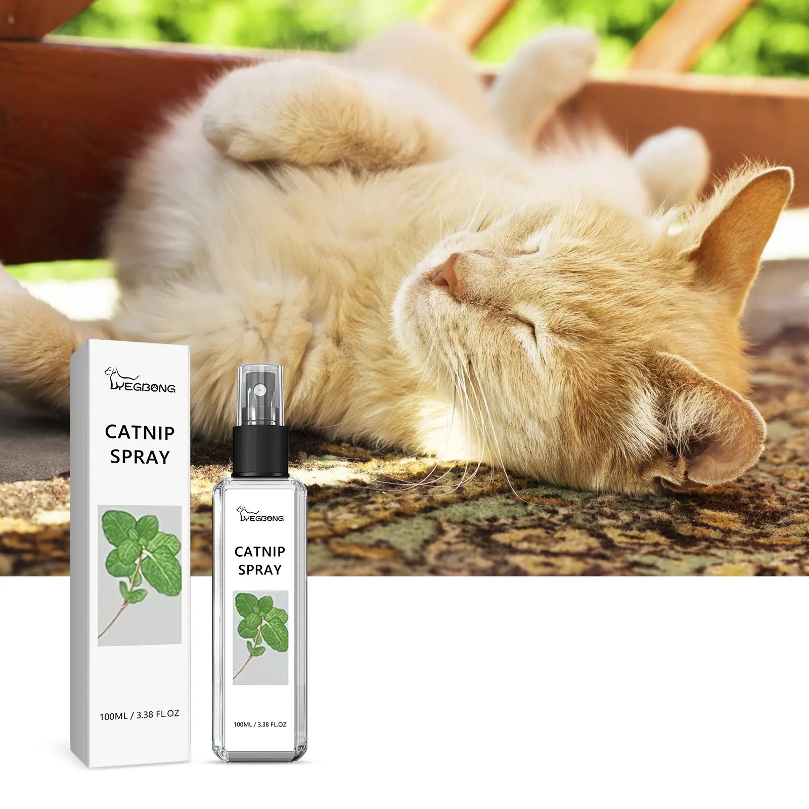 Catnip Spray for Anxiety Relief, Enhances Pet Energy, Health Care Spray, Calms Cats, Boosts Vitality, Essential Pet Wellness Tool