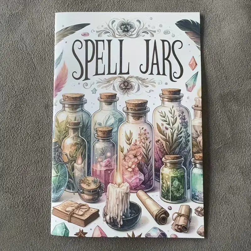 Magic Bottle Making Illustrated Guide for Mystics, Witches & Spiritual Practitioners, Detailed Instructions for Wish Bottles & Spell Bottles, Witchcraft, Magical Jars