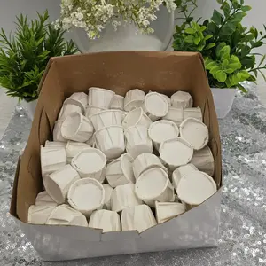 Authentic Cascarilla Ritual Powder Cups – Sacred White Eggshell Powder for Protection, Cleansing & Santeria Orisha Altar