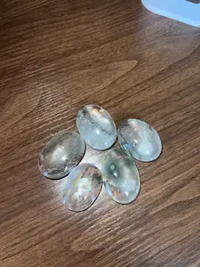 Natural Crystal: Garden Quartz Palm Stones