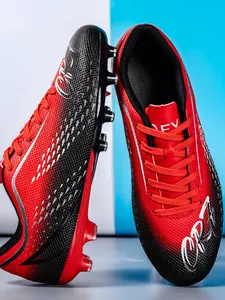 Youth Soccer Shoes, Soccer Cleats, Football Boots, Sports Football Shoes, School & Match Training Footwear, Low-Top Design, Long Studs, Anti-Slip Sole, Suitable for Adults & Men/women Players