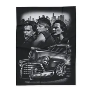 Blood In Blood Out Vatos Locos Plush Blanket for Couch, Bed and Sofa - Warm and Soft Gift for Citizen, Patriot, Soldiers
