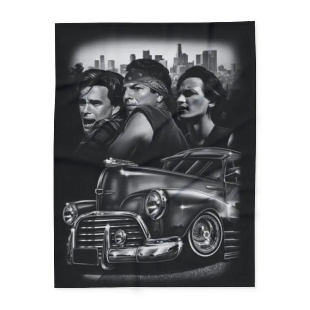 Blood In Blood Out Vatos Locos Plush Blanket for Couch, Bed and Sofa - Warm and Soft Gift for Citizen, Patriot, Soldiers