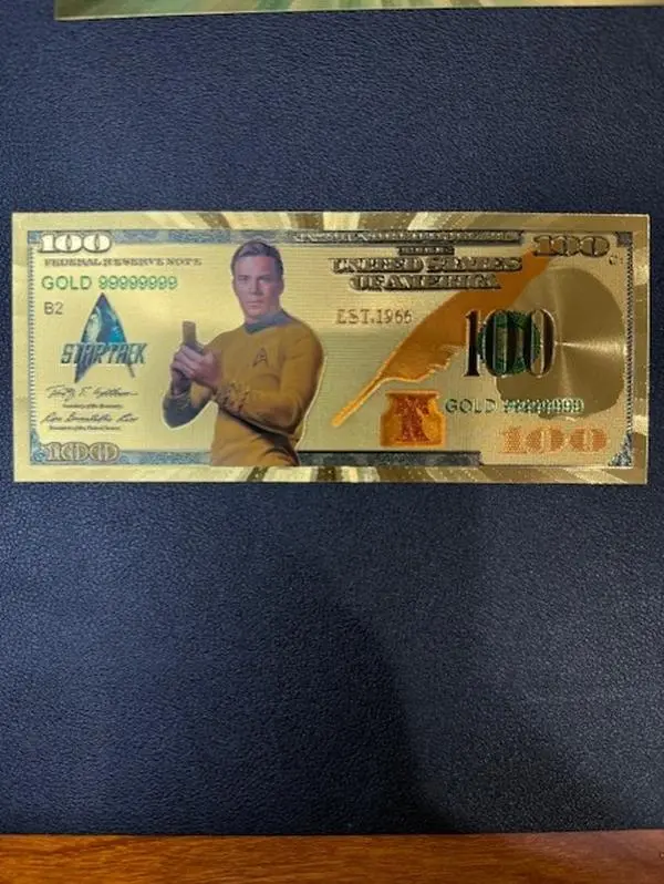 Currency Foil - Star Trek - Captain Kirk