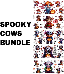 Spooky cow UV DTF bundle Spooky cow UV DTF bundle