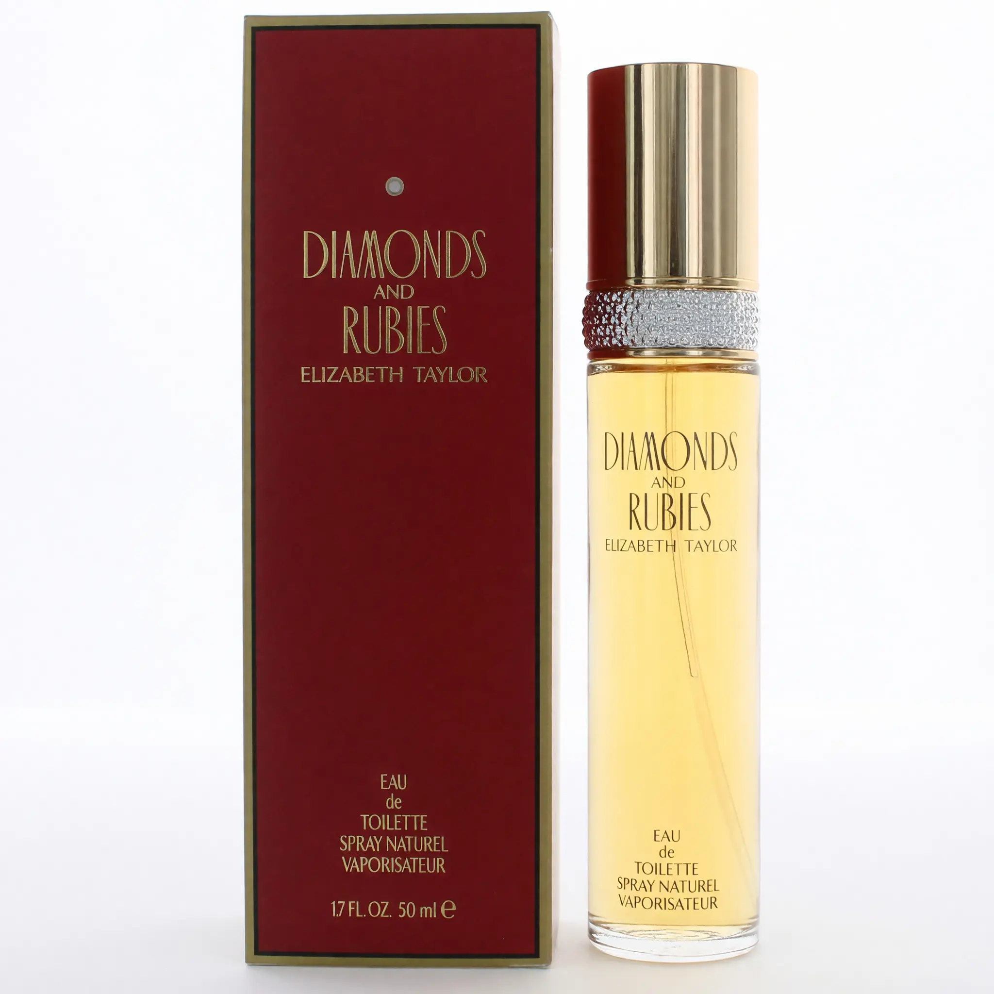 Women's Diamonds & Rubies Passionate Elegant Floral Perfume - Commands Attention Floral-Oriental Lilac Scent with Vanilla Cedar Amber, Signature EDT Spray, 1.7 oz (1 to 1.9 fl oz Range), 1.7Oz