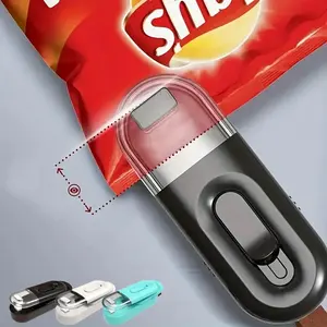 Portable Two-In-One Mini Compact Sealing Cutter Machine, Plastic Vacuum Sealer for Food Preservation, Hot Seal Technology, Heat Sealing Technology, Semi-Automatic Operation