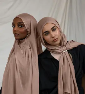 VELA Light Taupe Solid Modal Hijab