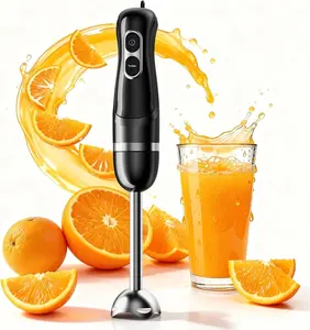 Blender Handheld Corded Electric Blenders Portable Stick Mixer with 2 Mixing Speed Stainless Steel Blades Emulsifier for Effortless Blending Soup Smoothies Puree or Baby Food