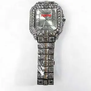 C--A fashionable watch made of natural gemstones and alloys, with adjustable features.