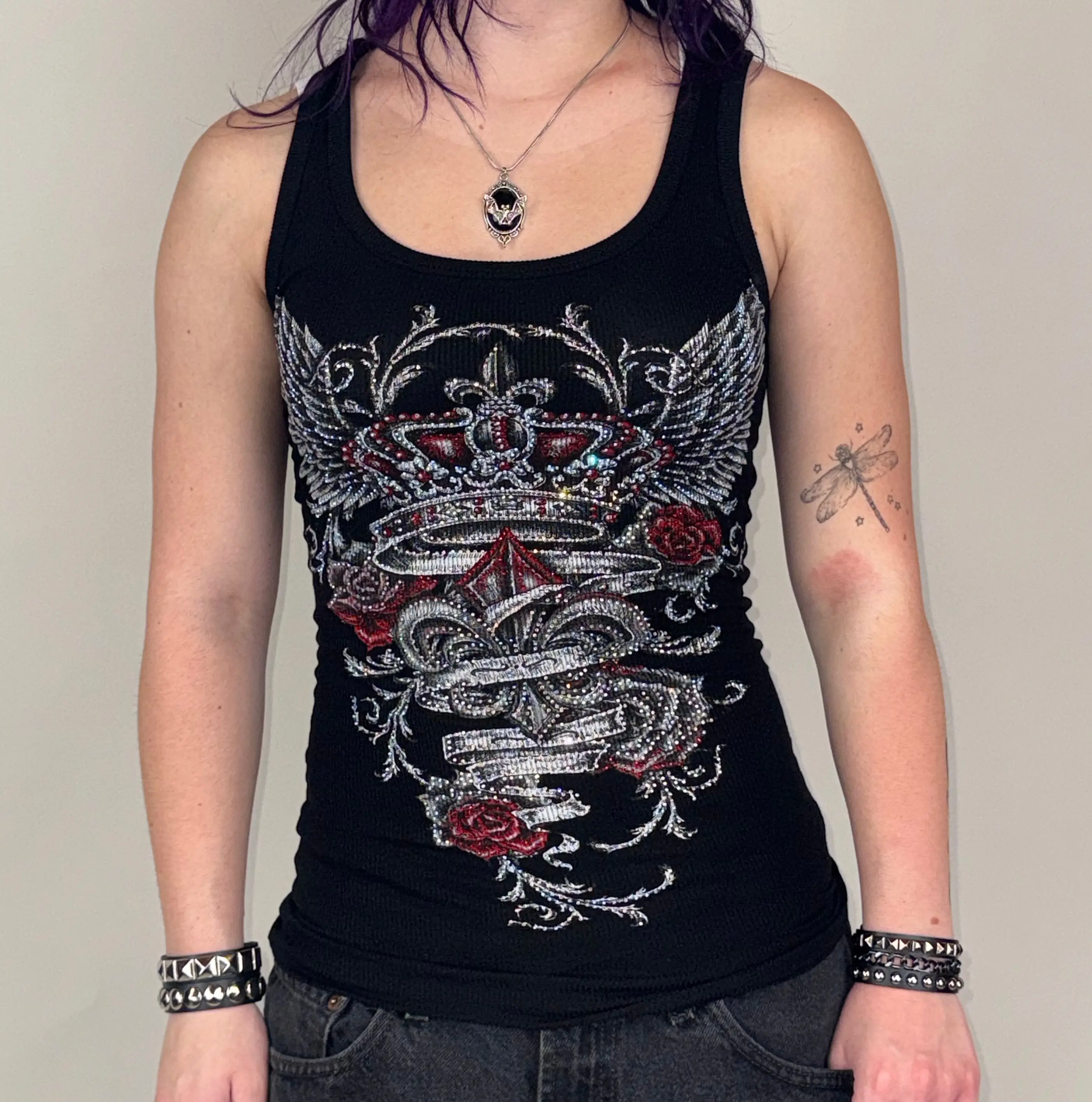 Diana Rib Knit Cotton Tank Top
