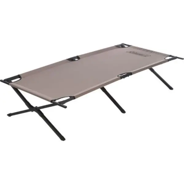 Coleman Trailhead II Camping Cot, Tactical Military Style Portable Bed for Adults with Dual Cross Bars, Folds Compactly for Camping & Hiking Trips, Collapsible, Military Look, Steel Frame, Outdoor Sports, Length: 37.4, Space-Saving