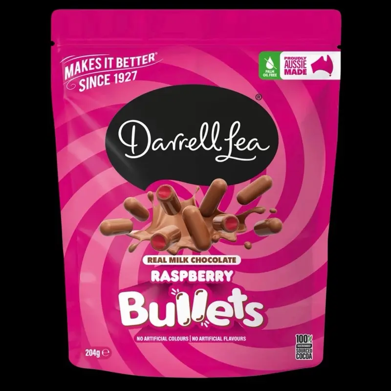 Milk Chocolate Rasberry Bullets