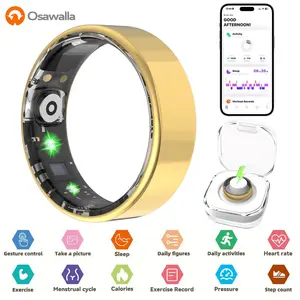 2026 New Smart Ring, Sleep & Heart Rate Monitoring,5ATM Waterproof for Swimming, Unisex Couple Style, Compatible with Android & iOS