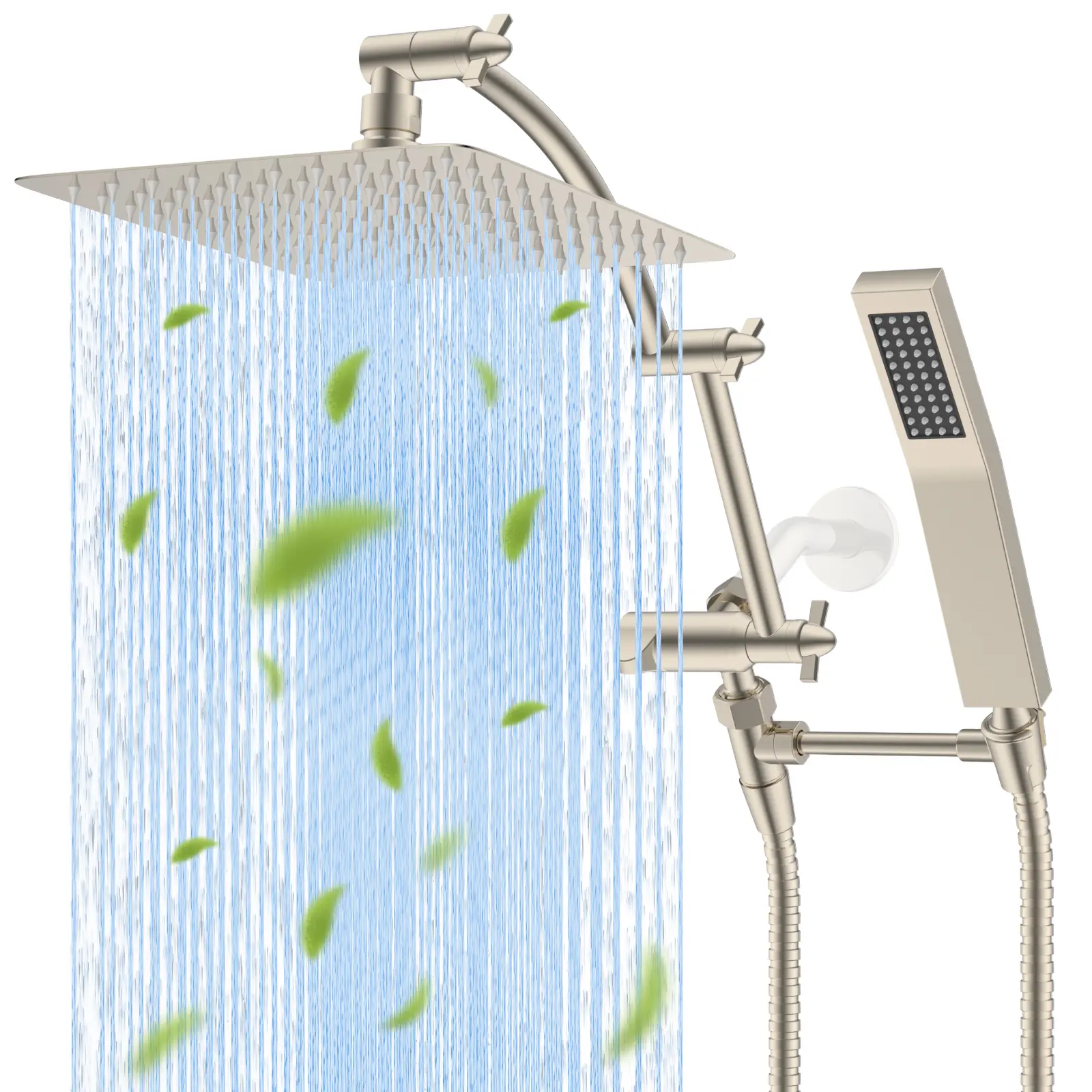 Square-10 Inch - Brushed Nickel