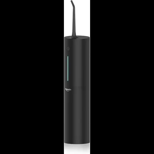 Black Mini Water Flosser, Magnetic Wireless Charge for Shower Travel, Cordless Oral Irrigator for Kid Sensitive Gums Braces Tonsil Stone, Famous Dentist