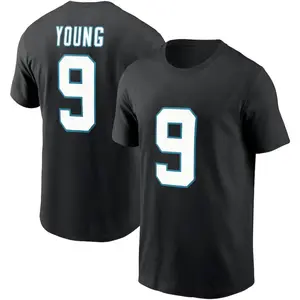 Bryce Young #9 Football T-Shirt Cotton Jersey Carolina